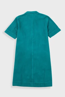 A-Line Zip Dress - Dark Teal