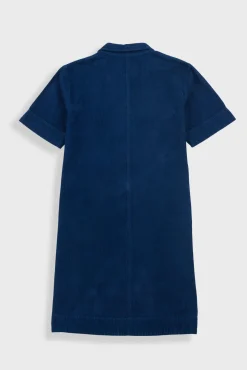 A-Line Zip Dress - Washed Ink