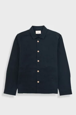 Assembly Jacket - Black Cotton Linen
