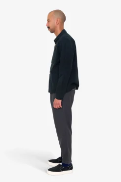 Assembly Jacket - Black Cotton Linen