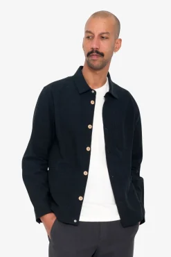 Assembly Jacket - Black Cotton Linen