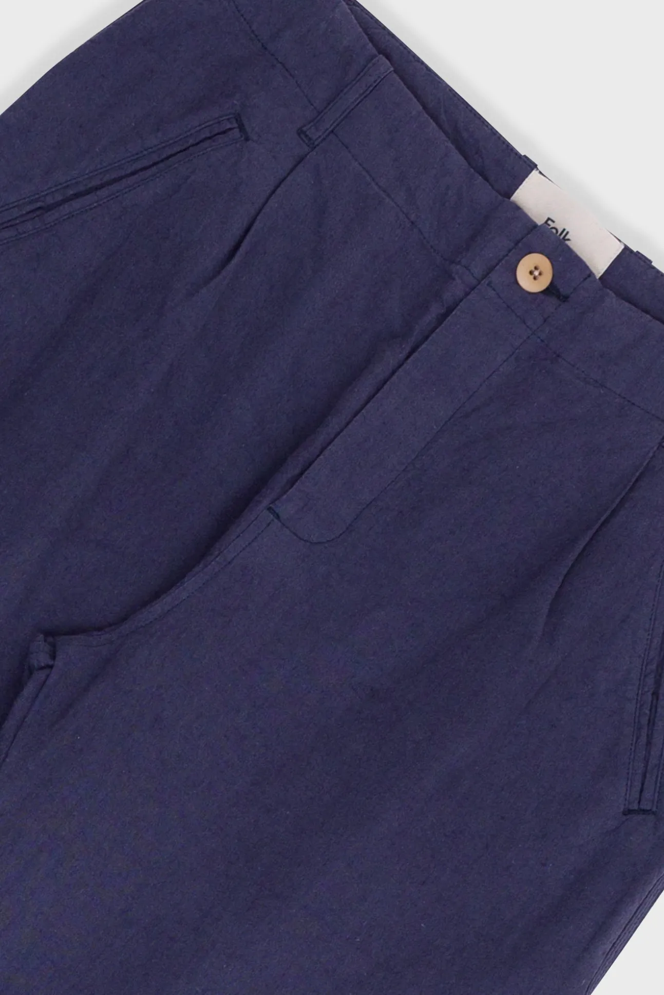 Assembly Pant - Soft Navy Cotton Linen