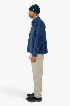 Assembly Worker Jacket - Soft Blue Cord Mix