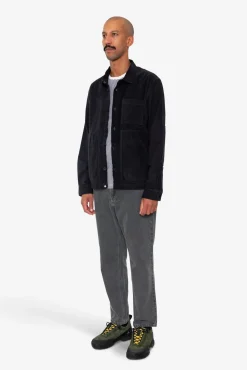Assembly Worker Jacket - Soft Black Cord Mix