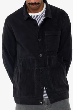 Assembly Worker Jacket - Soft Black Cord Mix
