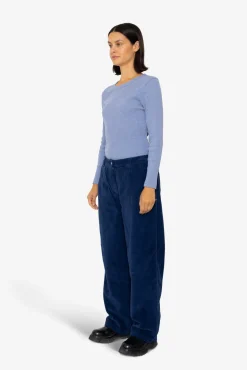 Baggy Trousers - Washed Ink Cord