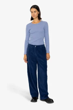 Baggy Trousers - Washed Ink Cord