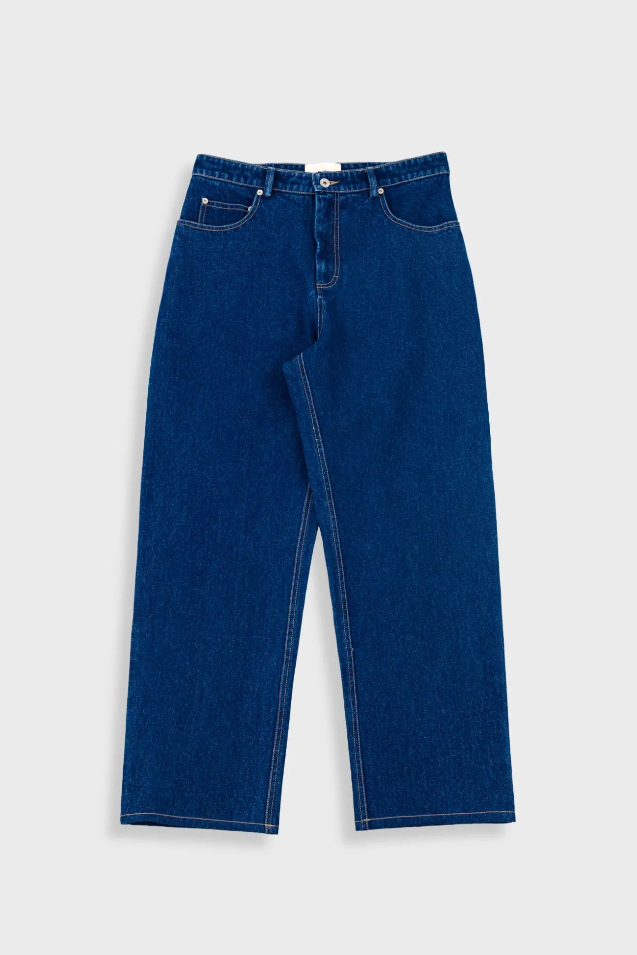 Barrel Leg Trouser - Deep Denim
