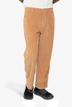 Barrel Leg Trouser - Mink Chunky Cord