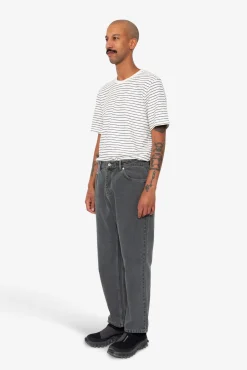 Barrel Leg Trouser - Smoke Grey Denim