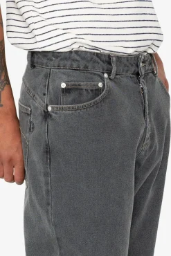 Barrel Leg Trouser - Smoke Grey Denim