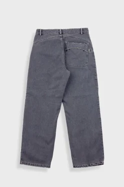 Barrel Leg Trouser - Smoke Grey Denim