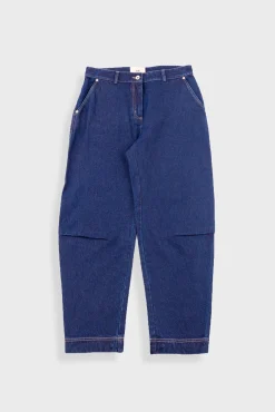 Barrel Trousers - Indigo Denim