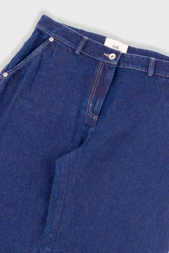 Barrel Trousers - Indigo Denim