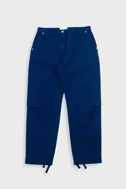 Barrel Trousers - Indigo Twill