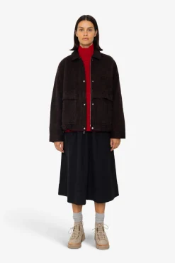 Blouson - Navy Espresso Wool