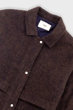Blouson - Navy Espresso Wool