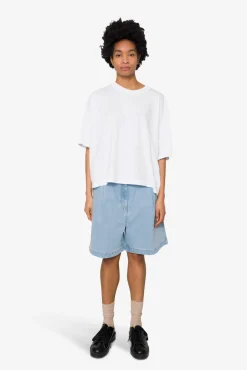 Boyfriend Shorts - Heavy Bleached Denim