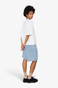 Boyfriend Shorts - Heavy Bleached Denim