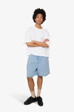 Boyfriend Shorts - Heavy Bleached Denim