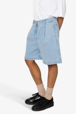 Boyfriend Shorts - Heavy Bleached Denim