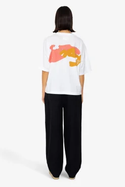 Boyfriend T-Shirt - Graphic White