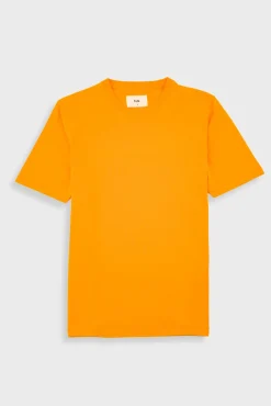 Contrast Sleeve T-Shirt - Pumpkin
