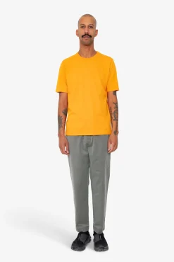 Contrast Sleeve T-Shirt - Pumpkin