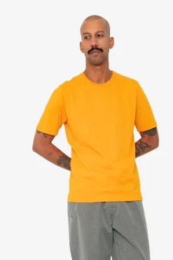 Contrast Sleeve T-Shirt - Pumpkin
