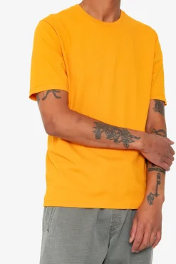 Contrast Sleeve T-Shirt - Pumpkin