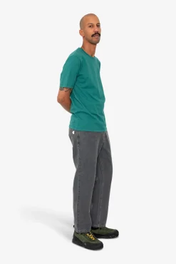 Contrast Sleeve T-Shirt - Phthalo Green