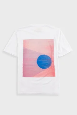Contrast Sleeve T-Shirt - Sunrise Stripe