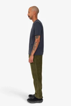 Contrast Sleeve T-Shirt - Soft Black