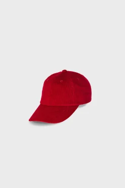 Corduroy Cap - Crimson