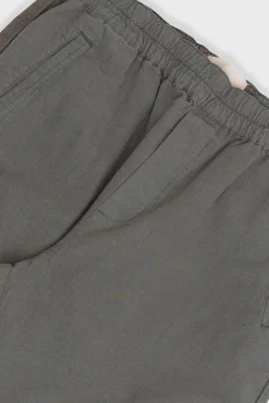 Cotton Linen Trouser - Dark Sage