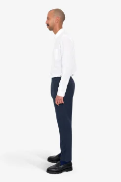 Cotton Linen Trouser - Navy