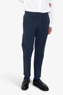 Cotton Linen Trouser - Navy