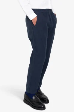 Cotton Linen Trouser - Navy