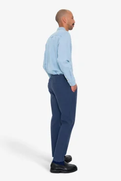 Cotton Linen Trouser - Soft Navy