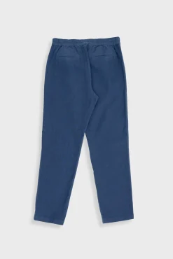 Cotton Linen Trouser - Soft Navy