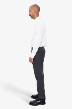 Cotton Linen Trouser - Soft Black