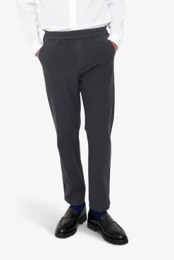 Cotton Linen Trouser - Soft Black