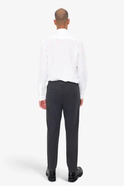 Cotton Linen Trouser - Soft Black