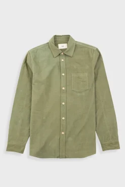 Direction Babycord Shirt - Olive