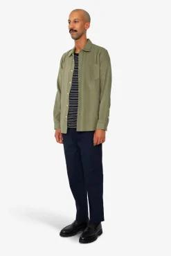 Direction Babycord Shirt - Olive