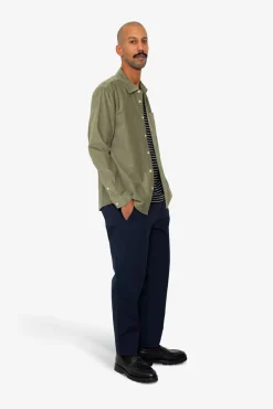 Direction Babycord Shirt - Olive