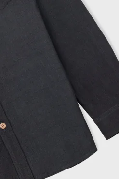 Direction Babycord Shirt - Charcoal
