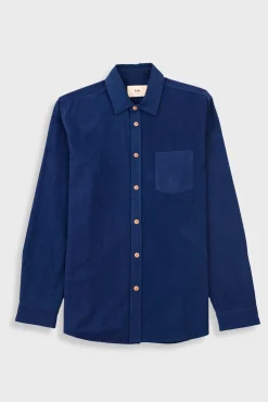 Direction Babycord Shirt - Washed Ink