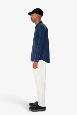 Direction Babycord Shirt - Washed Ink