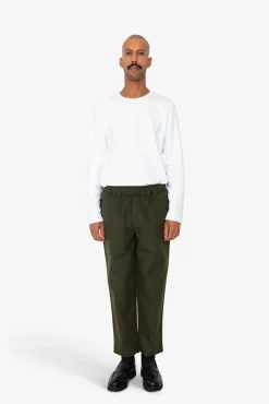 Drawcord Assembly Pant - Dark Olive Moleskin